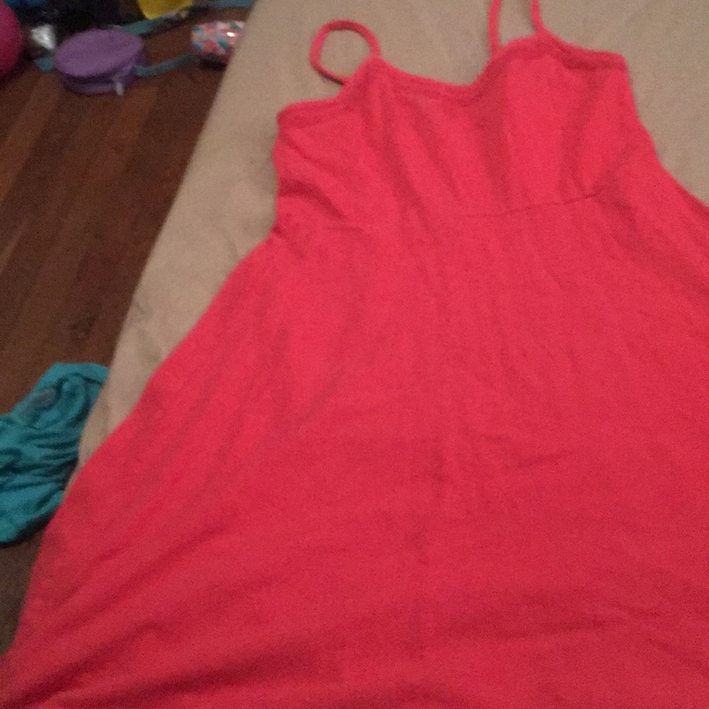A light pink dress